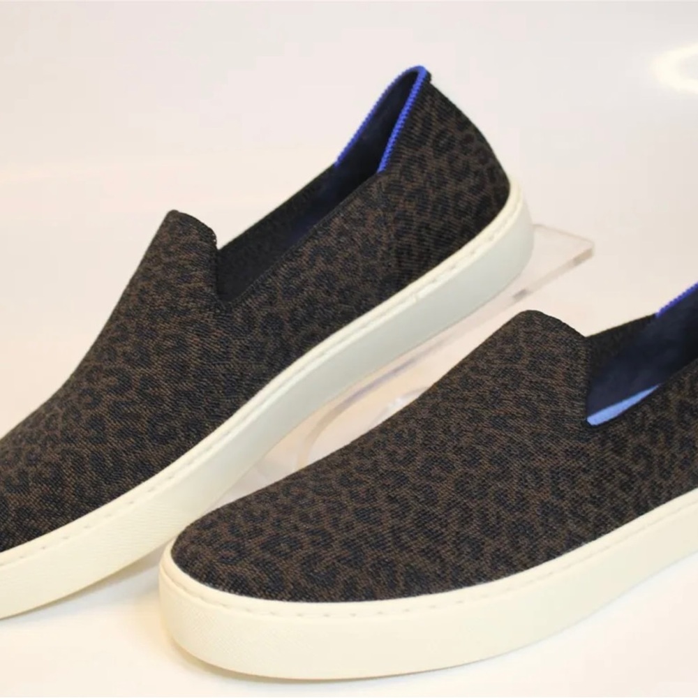 Rothy's Espresso Spot Textile The Original Slip On Sneakers Women’s US 8 EU 38.5 - Picture 7 of 10